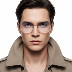 Gafas rectangulares transparentes TR90 #BS0406-0554