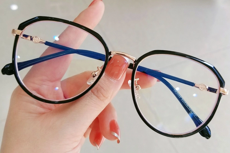 Oval Black TR90 Glasses #BS0406-0573