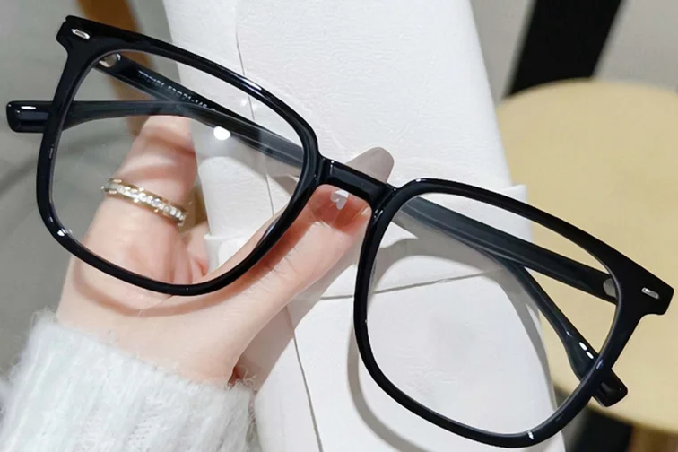 Rectangular Black TR90 Glasses #BS0406-0578