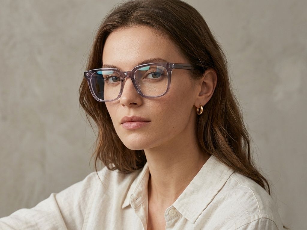 Rectangular Grey TR90 Glasses #BS0406-0586