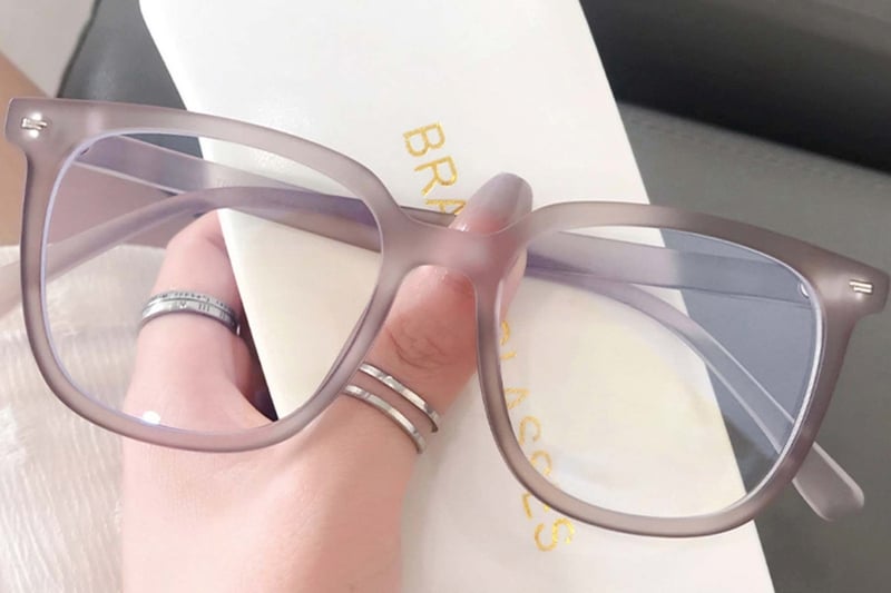 Rectangular Pink TR90 Glasses #BS0406-0588