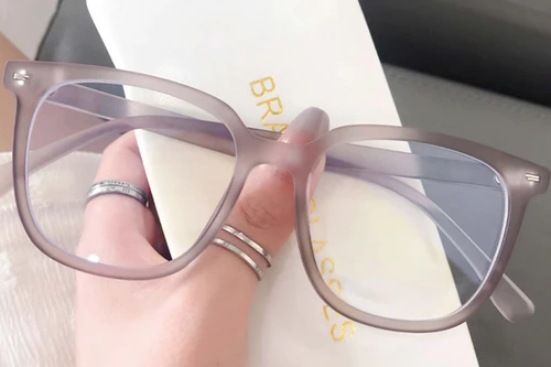 Rectangular Pink TR90 Glasses #BS0406-0588