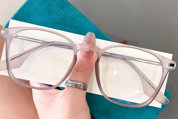 Rectangular Grey TR90 Glasses #BS0406-0596