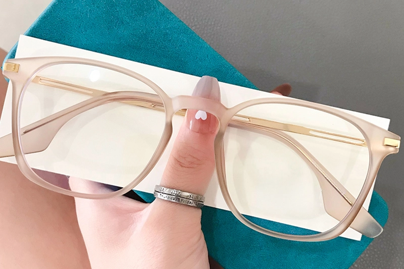 Rectangular Brown TR90 Glasses #BS0406-0597