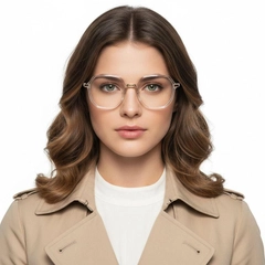 Gafas geométricas transparentes TR90 #BS0406-0609