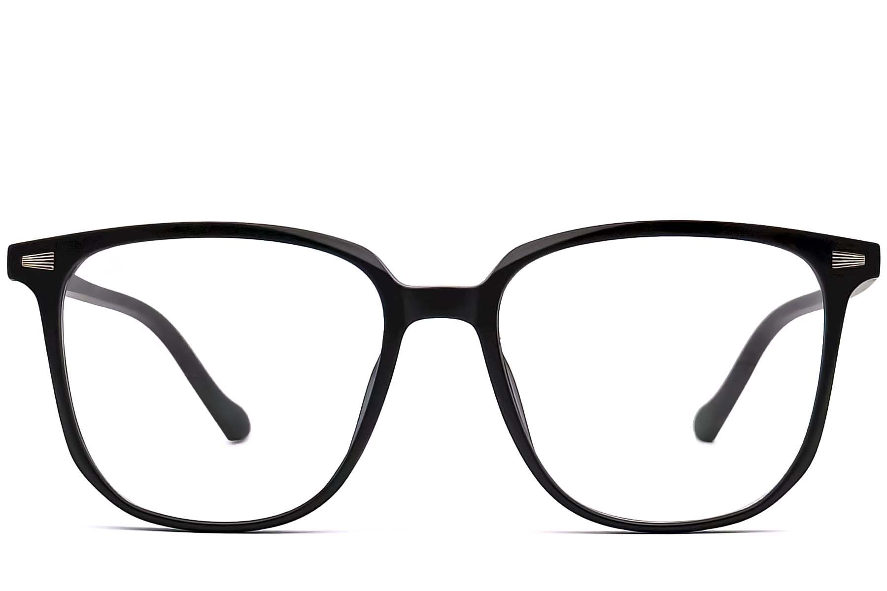 Rectangular Black TR90 Glasses #BS0406-0614
