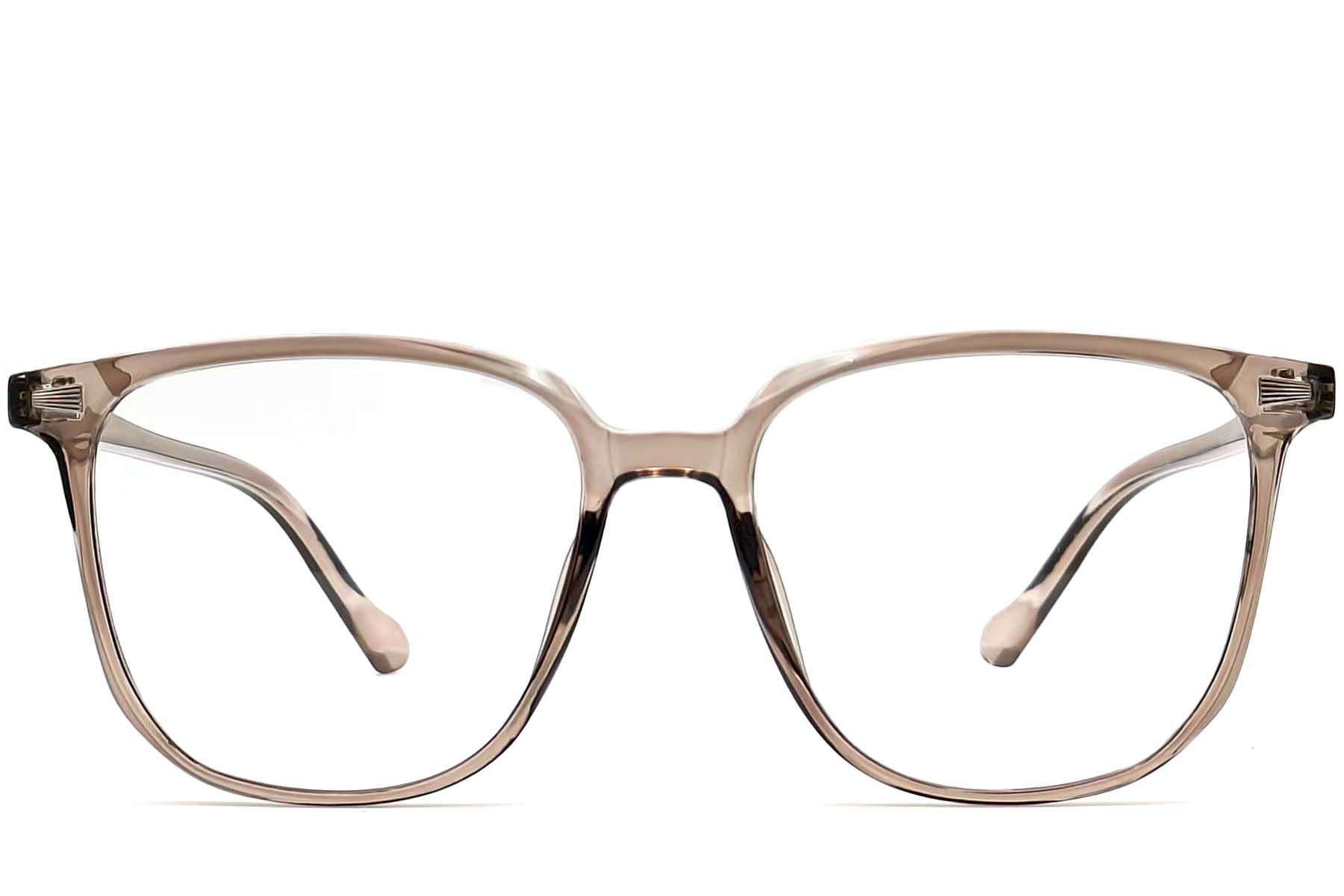 Rectangular Brown TR90 Glasses #BS0406-0616