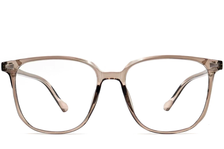 Rectangular Brown TR90 Glasses #BS0406-0616