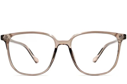 Lunettes rectangulaires marron TR90 #BS0406-0616