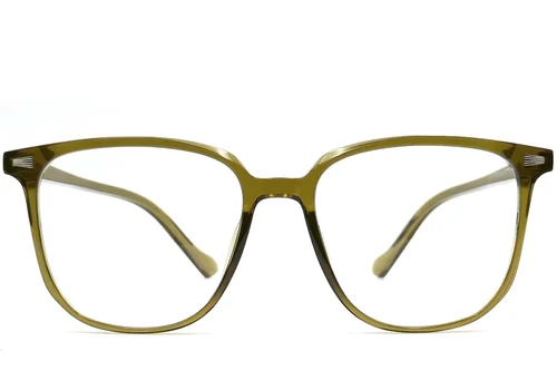 Lunettes rectangulaires vertes TR90 #BS0406-0617