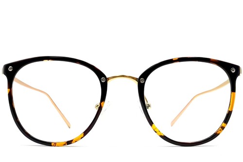 Lunettes ovales écaille de tortue TR90 pour enfants #BS0406-0620