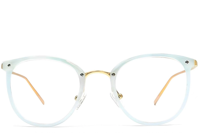 Ovale blaue TR90-Kinderbrille #BS0406-0622