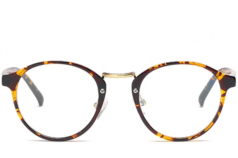 Oval Tortoiseshell TR90 Glasses #BS0406-0627