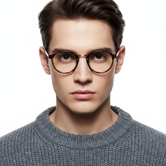 Gafas ovaladas TR90 de carey #BS0406-0627