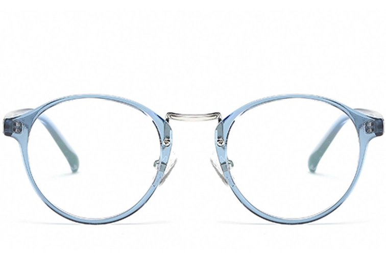 Oval Blue TR90 Glasses #BS0406-0628