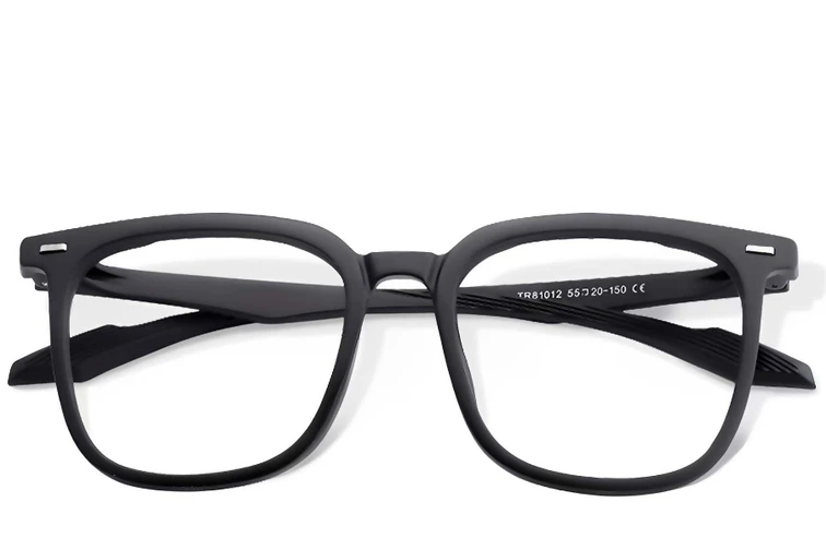 Rectangular Black TR90 Glasses #BS0406-0642