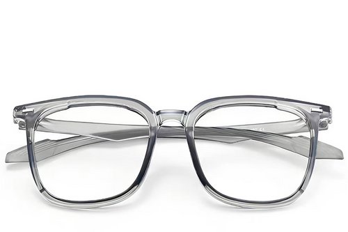 Lunettes rectangulaires grises TR90 #BS0406-0643