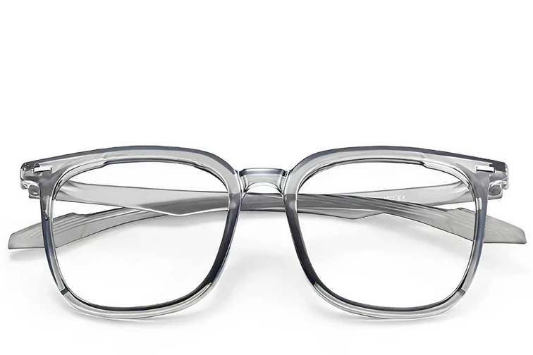 Gafas rectangulares grises TR90 #BS0406-0643