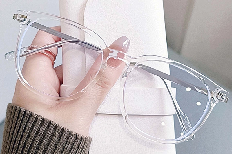 Oval Transparent TR90 Glasses #BS0406-0653