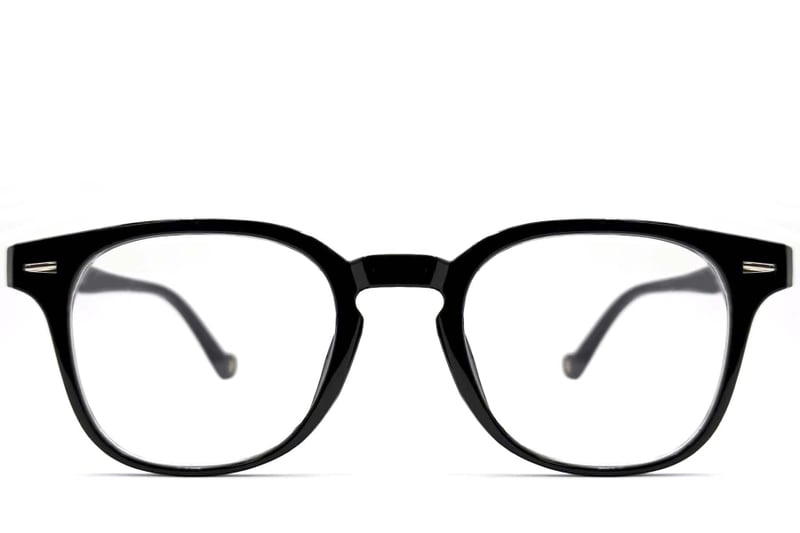 Oval Black TR90 Glasses #BS0406-0655