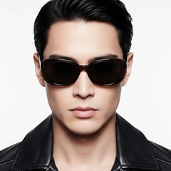 Gafas de sol ovaladas TR90 marrones #BS0406-0668