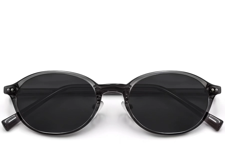 Oval Grey TR90 Sunglasses #BS0406-0674