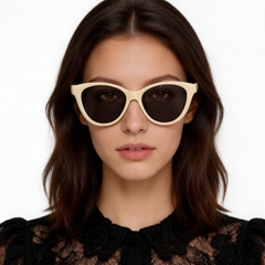 Butterfly White TR90 Sunglasses #BS0406-0677