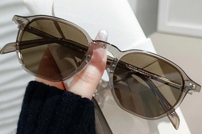 Geometric Grey TR90 Sunglasses #BS0406-0690