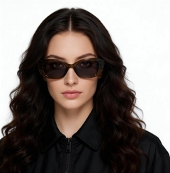 Oval Green TR90 Sunglasses #BS0406-0692