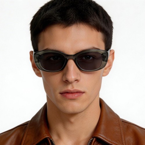 Oval Grey TR90 Sunglasses #BS0406-0694