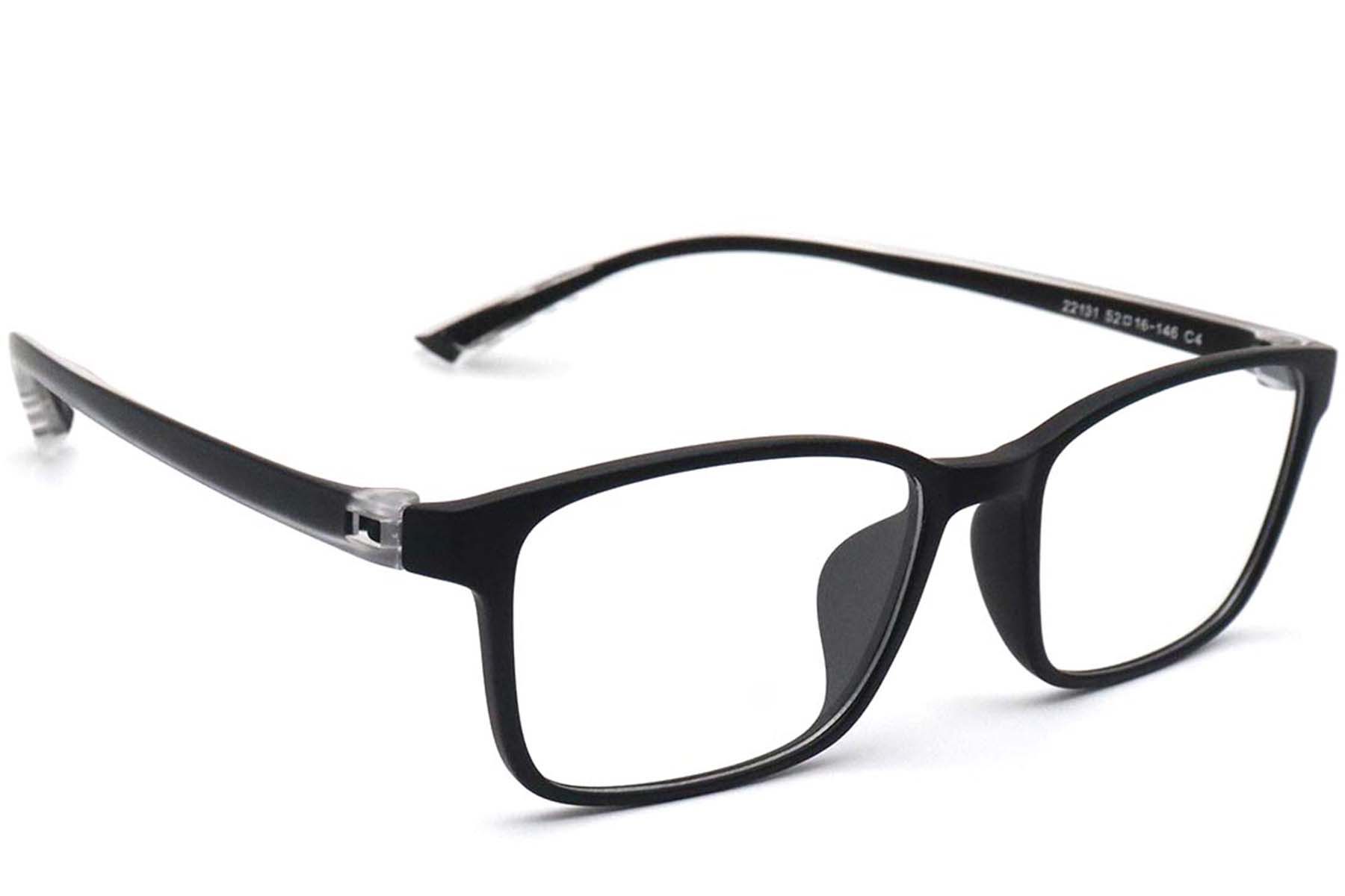 Gafas rectangulares transparentes TR90 #BS0420-0003