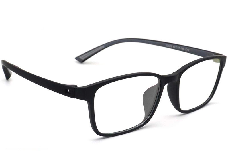 Rectangular Grey TR90 Glasses #BS0420-0006