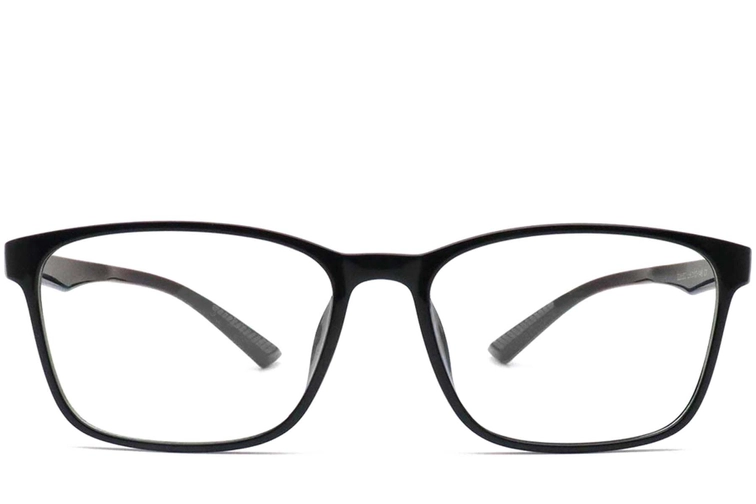 Rectangular Black TR90 Glasses #BS0420-0007