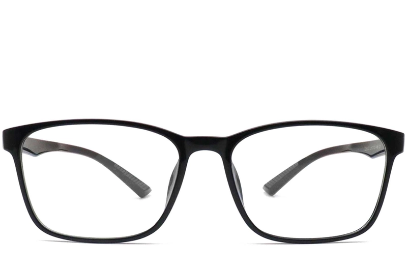 Rectangular Black TR90 Glasses #BS0420-0007