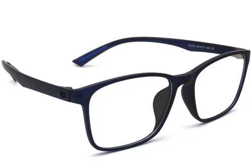 Rectangular Blue TR90 Glasses #BS0420-0009