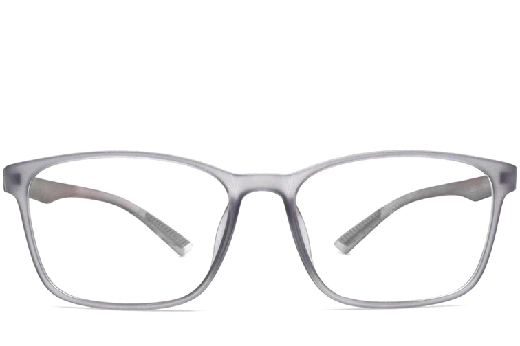 Gafas rectangulares grises TR90 #BS0420-0011