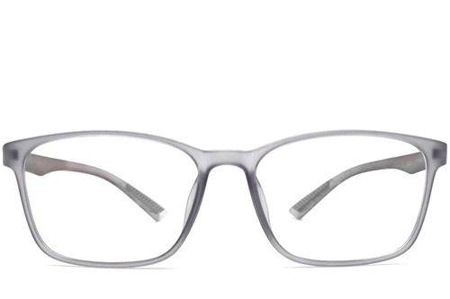 Rectangular Grey TR90 Glasses #BS0420-0011
