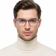 Gafas rectangulares grises TR90 #BS0420-0011