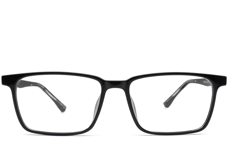 Rectangular Black TR90 Glasses #BS0420-0012