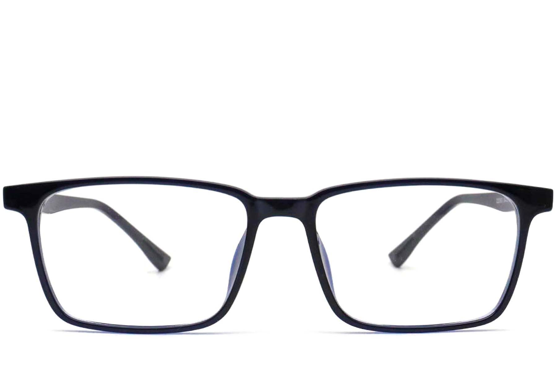 Occhiali rettangolari blu in TR90 #BS0420-0014