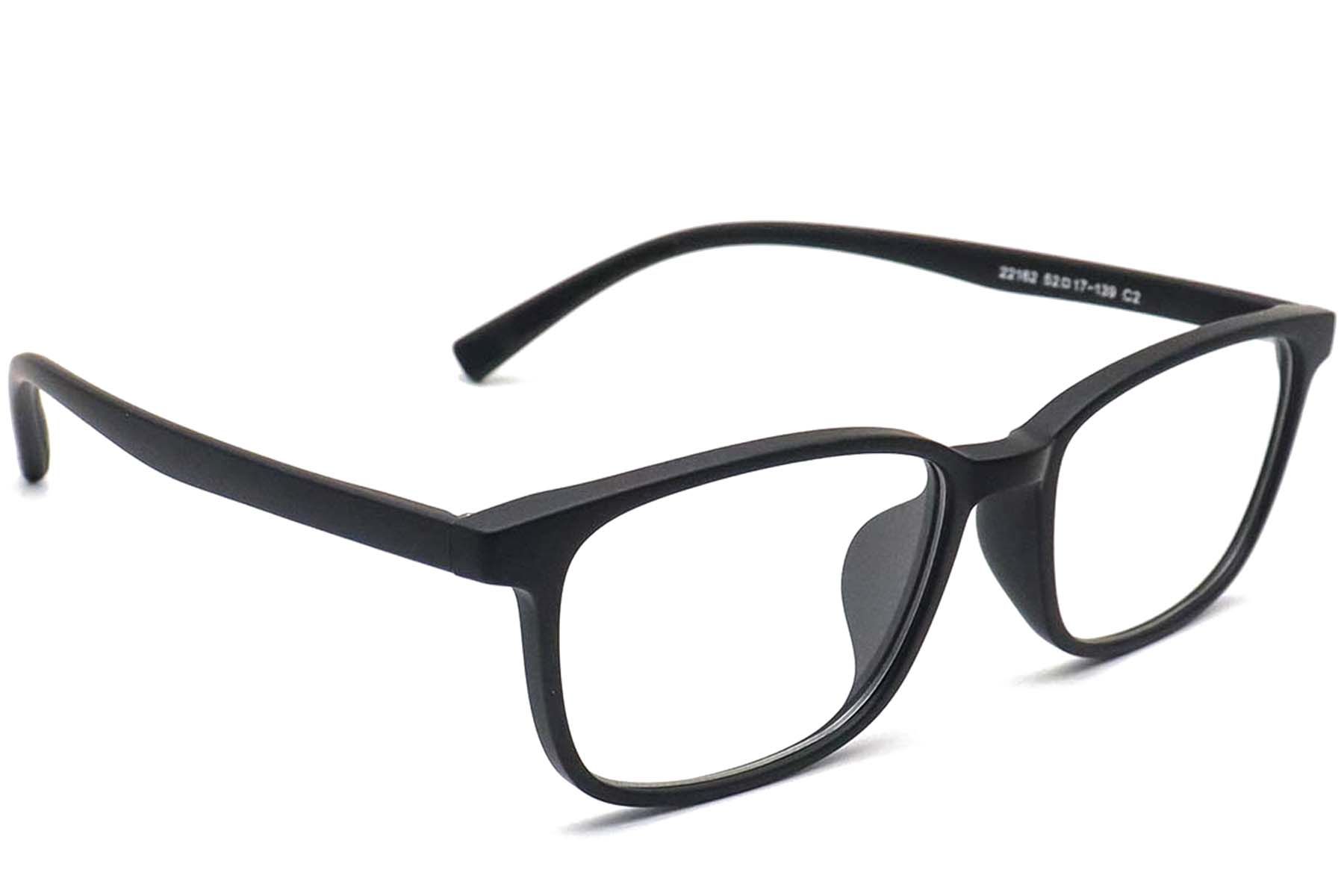 Gafas rectangulares negras TR90 #BS0420-0019