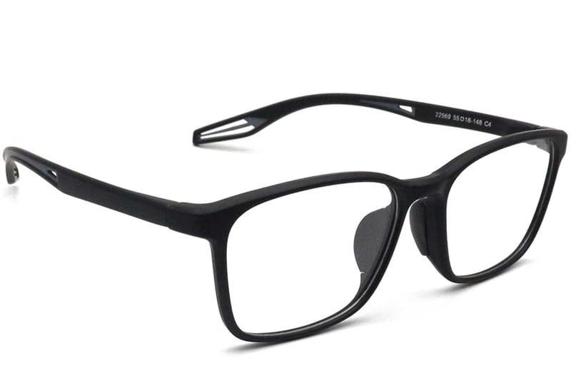 Rectangular Grey TR90 Glasses #BS0420-0030