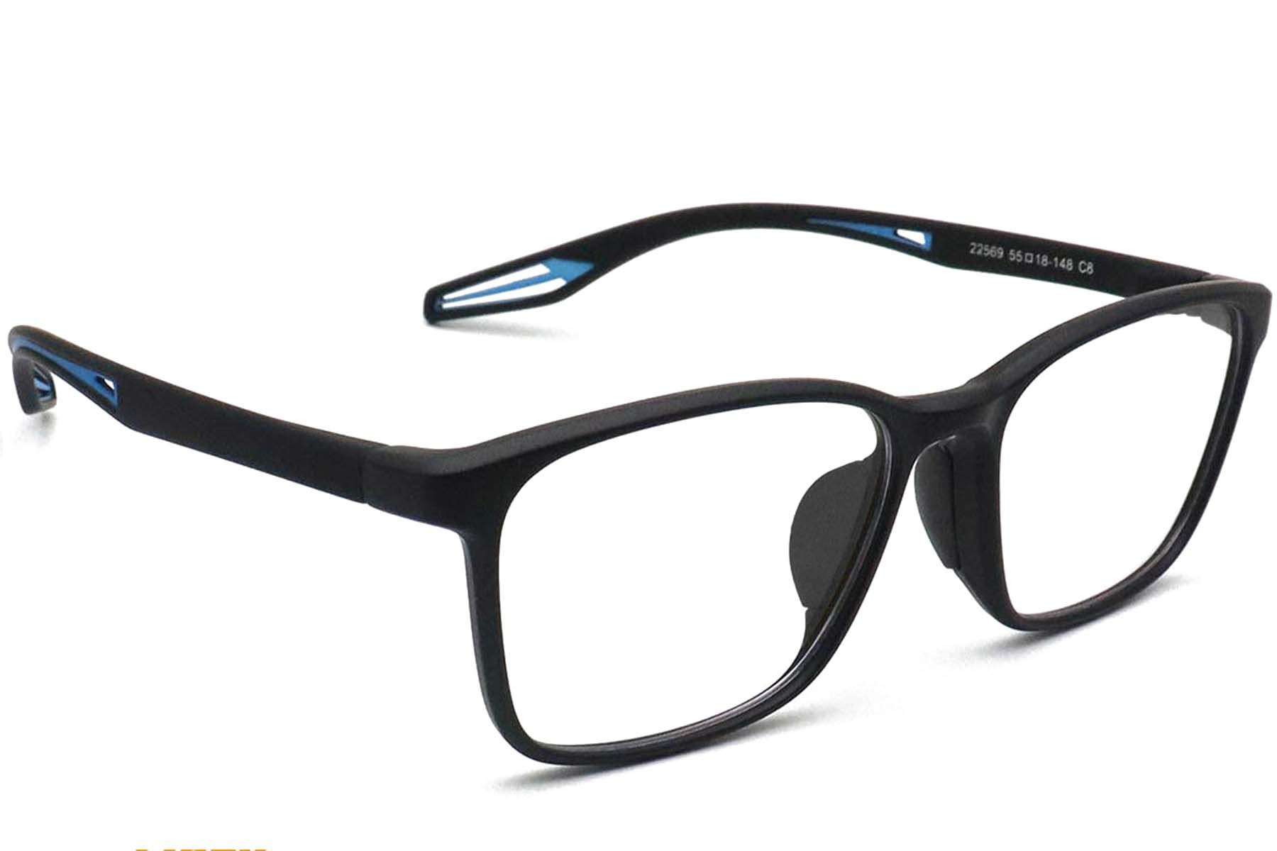 Rectangular Blue TR90 Glasses #BS0420-0032