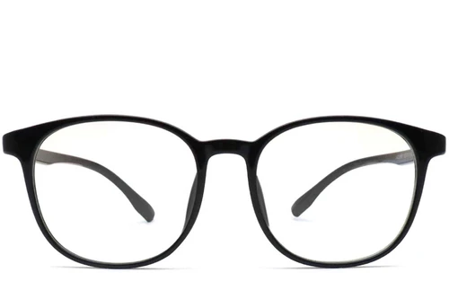 Lunettes ovales noires TR90 #BS0420-0034