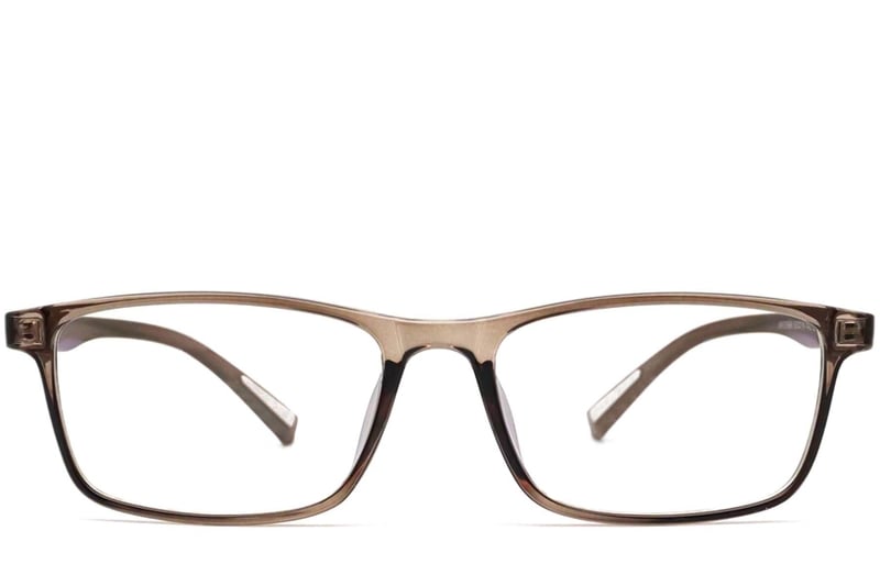 Rectangular Brown TR90 Glasses #BS0420-0042