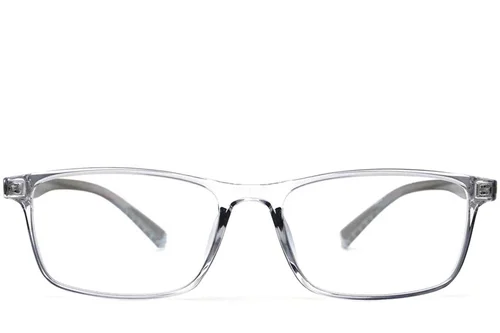 Lunettes rectangulaires grises TR90 #BS0420-0045