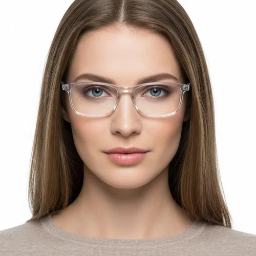 Lunettes rectangulaires grises TR90 #BS0420-0045