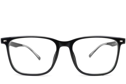 Lunettes rectangulaires noires TR90 #BS0420-0046