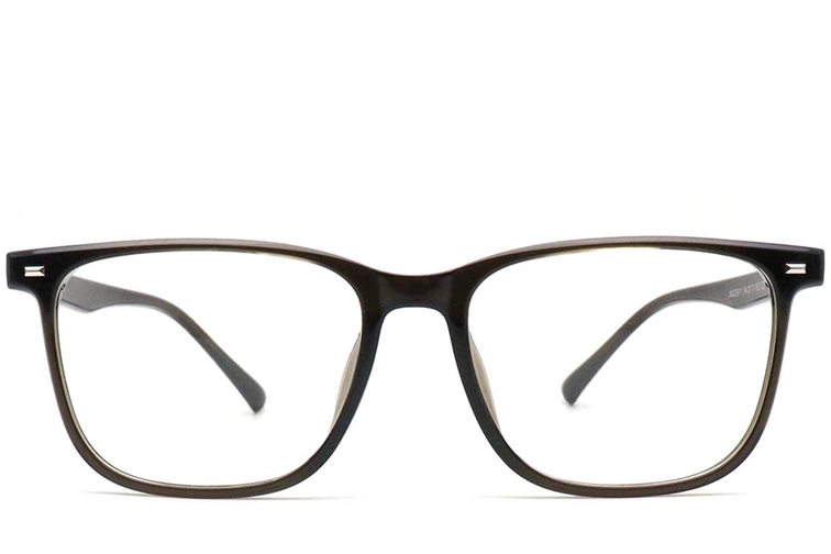 Gafas rectangulares TR90 marrones #BS0420-0048