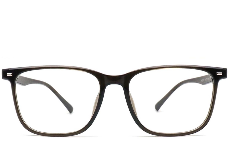 Rectangular Brown TR90 Glasses #BS0420-0048